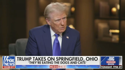 Trump Spars with Fox's Howard Kurtz After Being Confronted About His Debunked Migrant Pet-Eating Claims